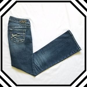 Silver Aiko Boot Cut Jeans